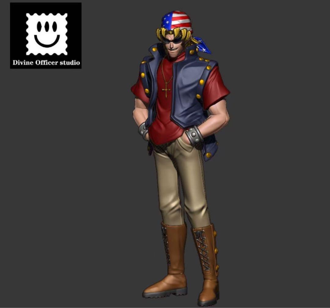 遊戯王 キース・ハワード ガレージキット ガレキ スタチュー①