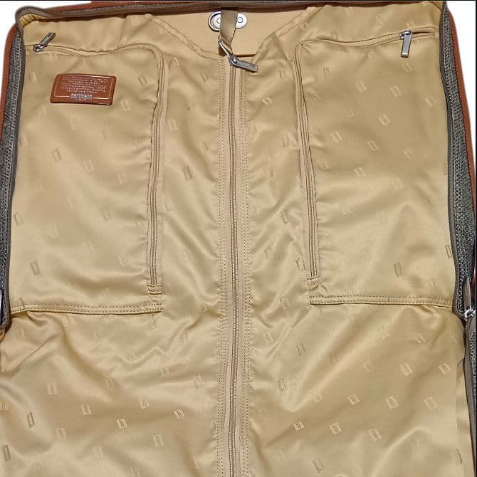 【美品】Hartmann ハートマン レザー ツイード ガーメントケース