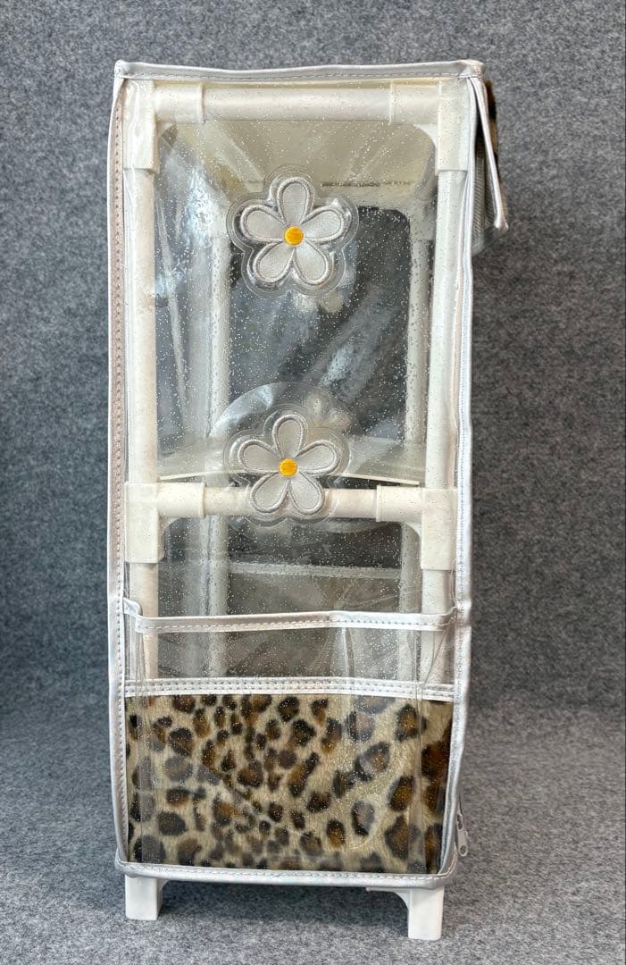 ハローキティ ヒョウ柄 棚 収納ラック