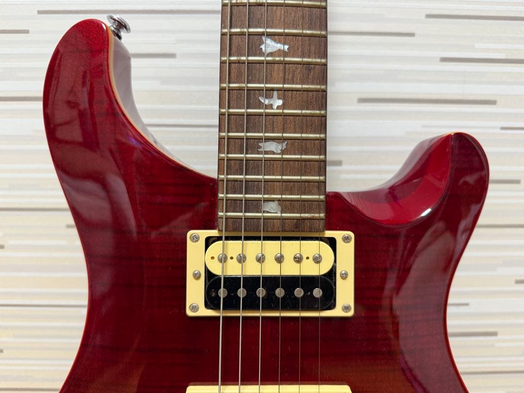 PRS SE custom24 赤/レッド　ギター