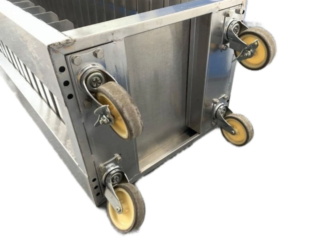 業務用ステンレス製ベーカリーラック パンラック 18段 トレー・キャスター付き