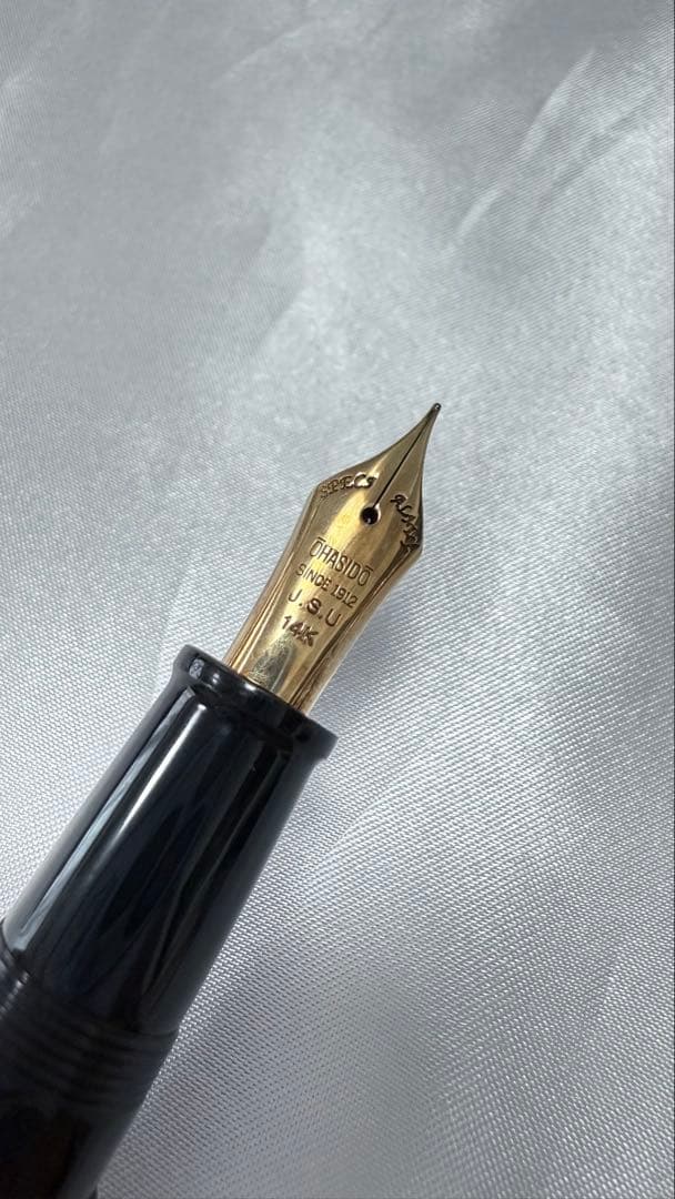 パ*ダ様 希少 手作り万年筆 【大橋堂】 14K