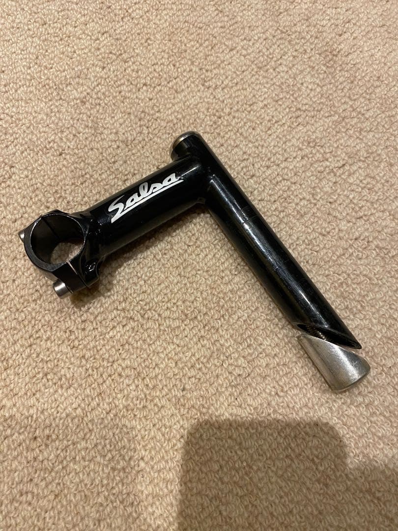 【超希少】salsa 1インチ スレッドステム ピスト　競輪 njs ブルーラグ