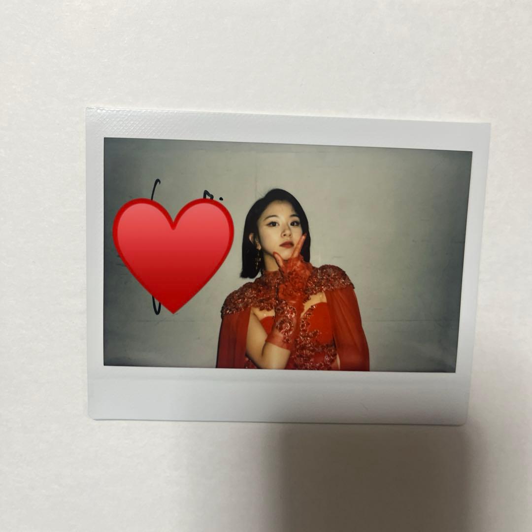 TWICE チェヨン B賞 直筆サイン入りチェキ