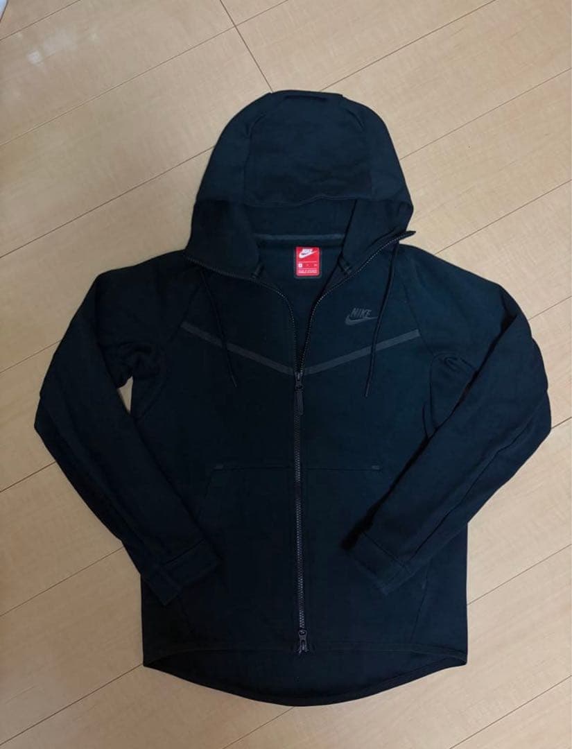 メンズS ブラック テックフリース セットアップ NIKE 黒 過去モデル 廃盤