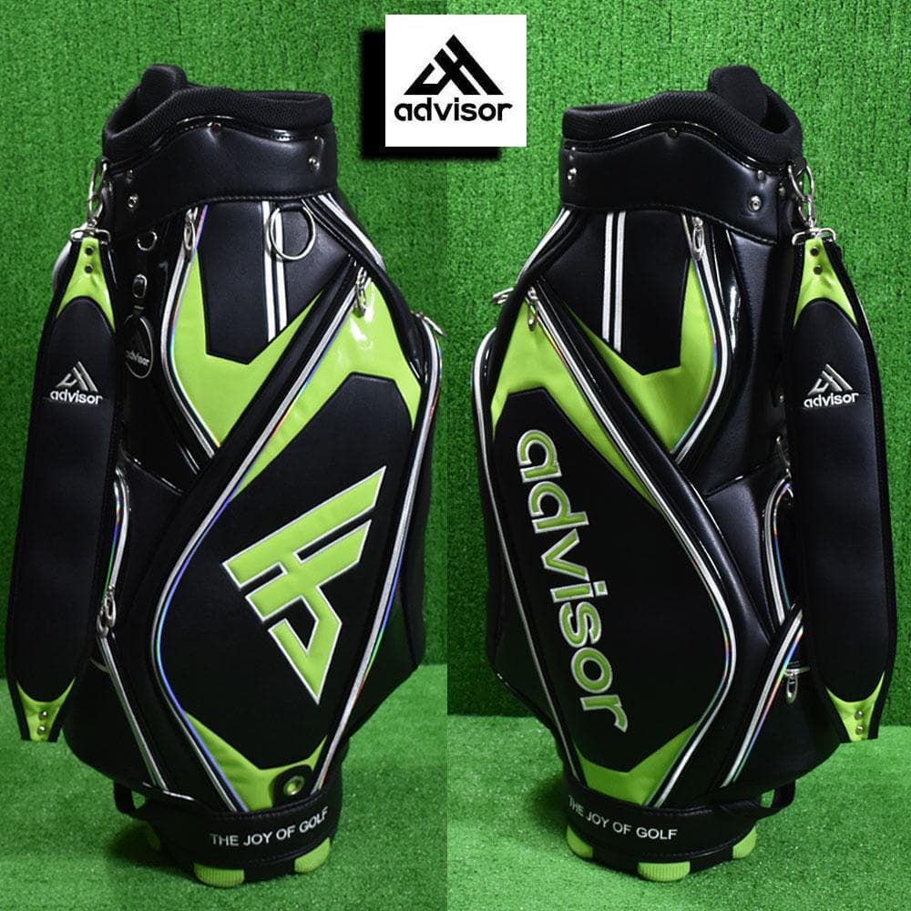ADVISOR/アドバイザー キャディバッグ9型【ブラック】超美品！