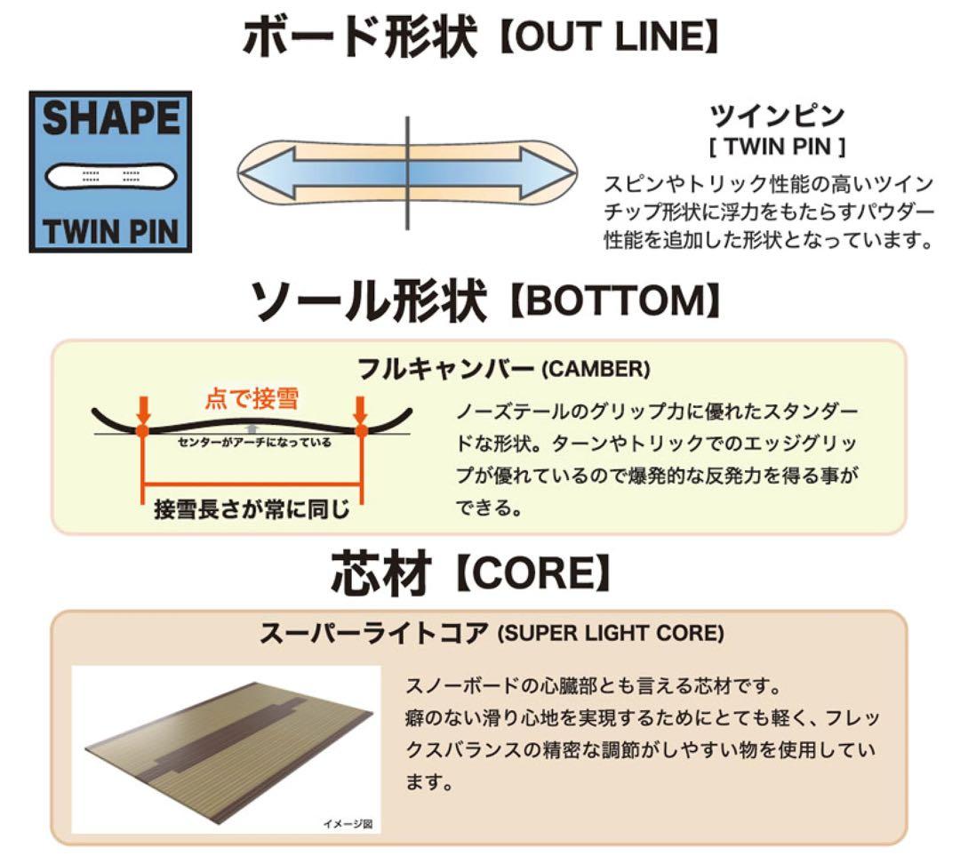 25-26 スノーボードRICE28/ライス TP8 ツイン
