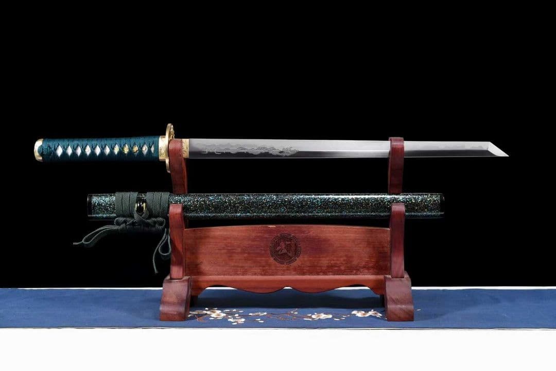 【崑崙直刀】 古兵器 刀装具 日本刀　模造刀 居合刀 武士道 鑑賞用 美術刀