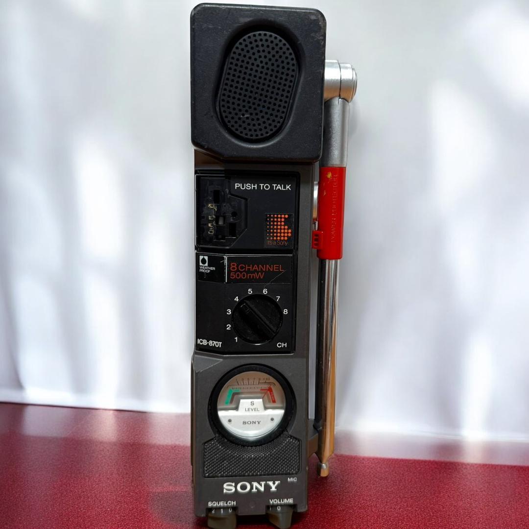 C ☆ ソニー ICB-870T 8ch トランシーバー 無線機 市民ラジオ