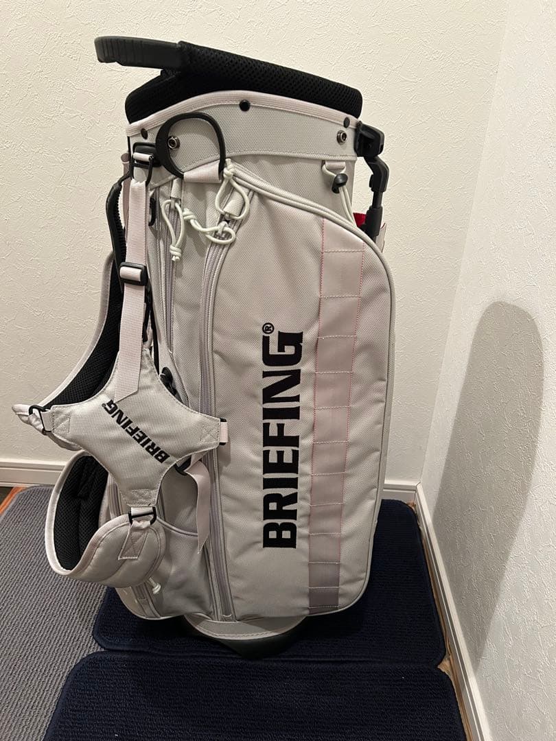 【JALコラボ商品】BRIEFING キャディバッグ ホワイト