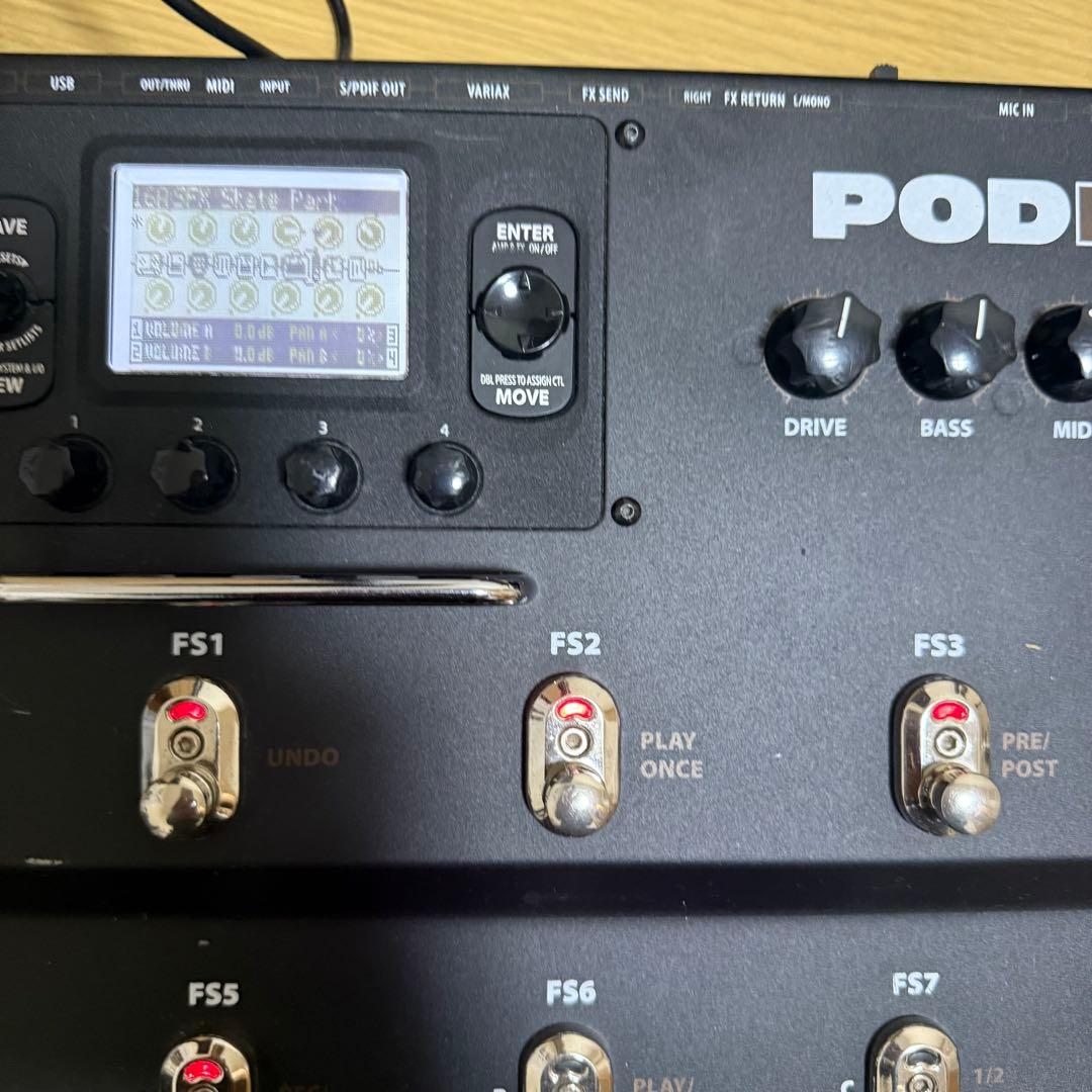 Line 6 POD HD500 マルチエフェクター アンプシミュレーター完動品