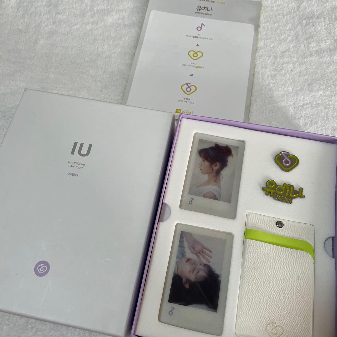IU　ファンクラブ 　1期　ユエナ 会員特典　UAENA　透明トレカ