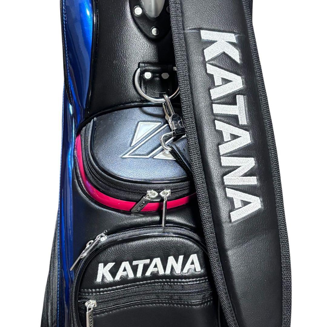 ✨未使用級✨ KATANA カタナ キャディバッグ 9.5型 PUレザー