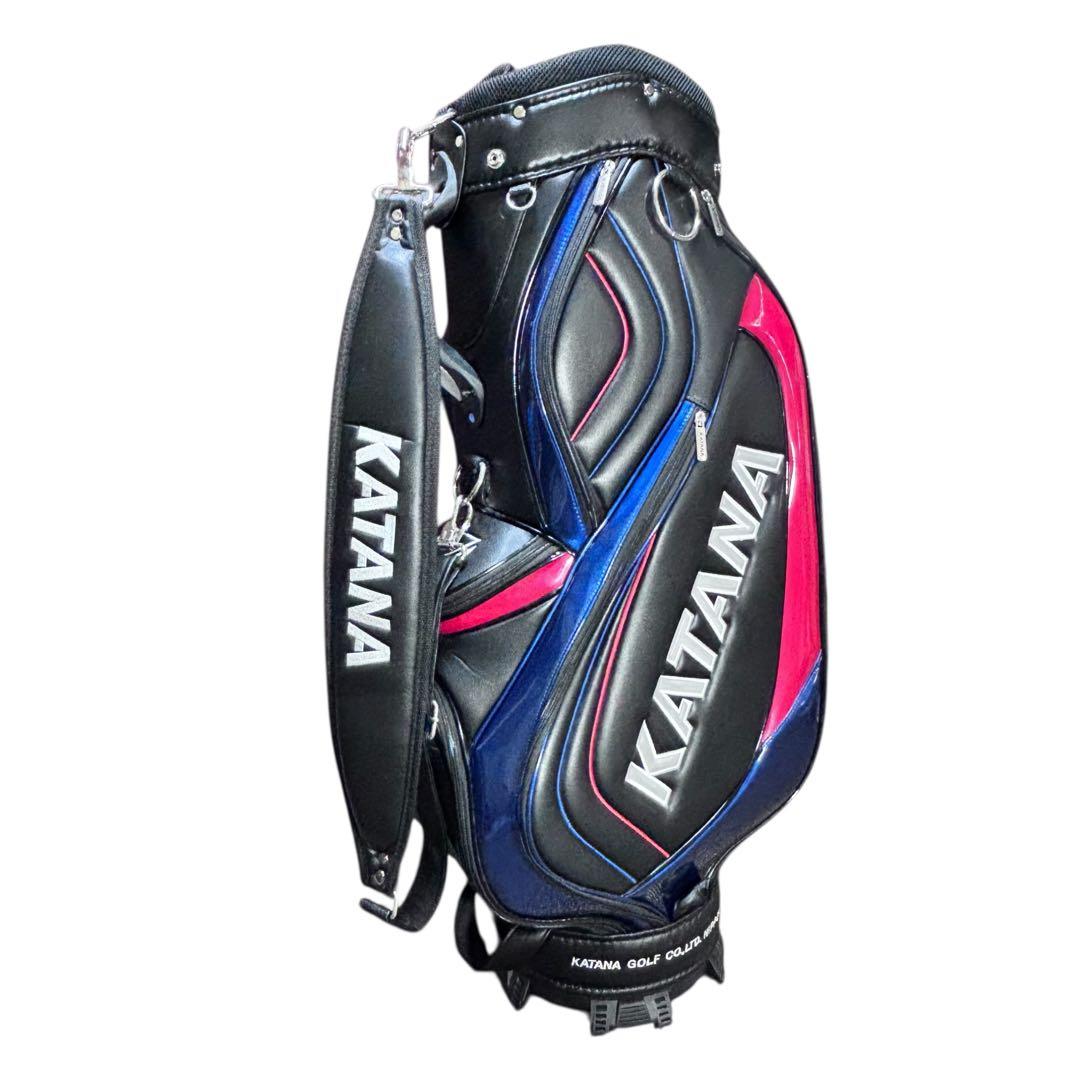 ✨未使用級✨ KATANA カタナ キャディバッグ 9.5型 PUレザー