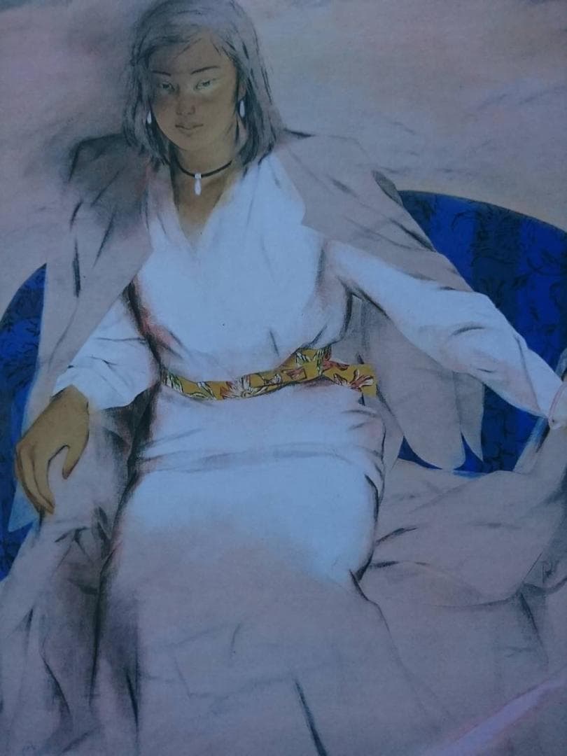 北田 克己、ゆふまどひ、厳選、希少画集画、新品高級額 額装付、きただ かつみ