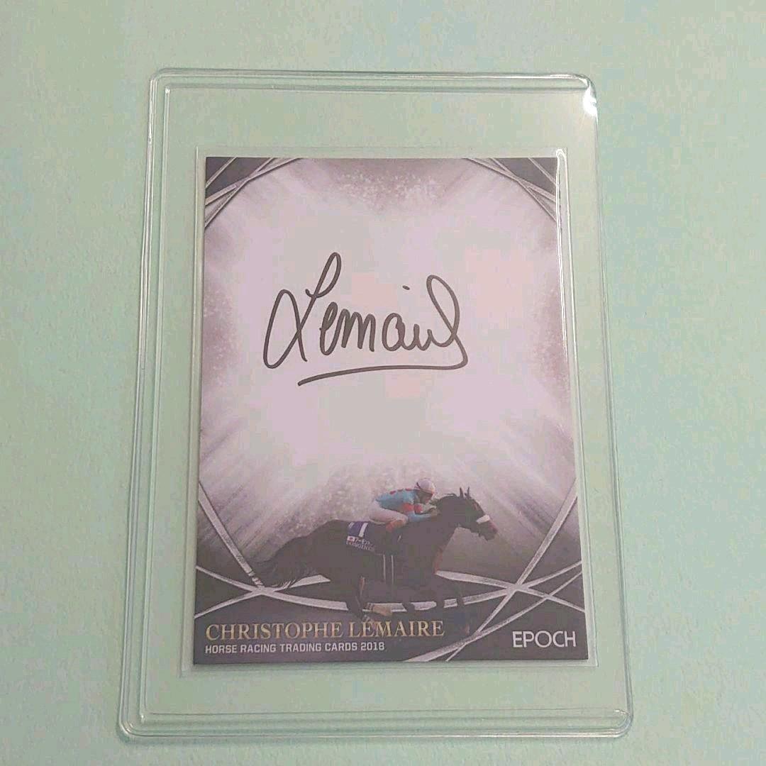 【限定品】ホースレーシング2018　アーモンドアイ　C.ルメール　サインカード