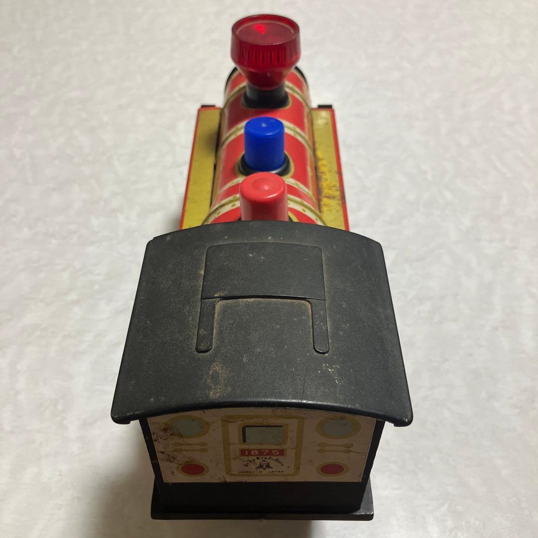 昭和レトロ　ブリキ　ケロヨン　当時もの　機関車　希少