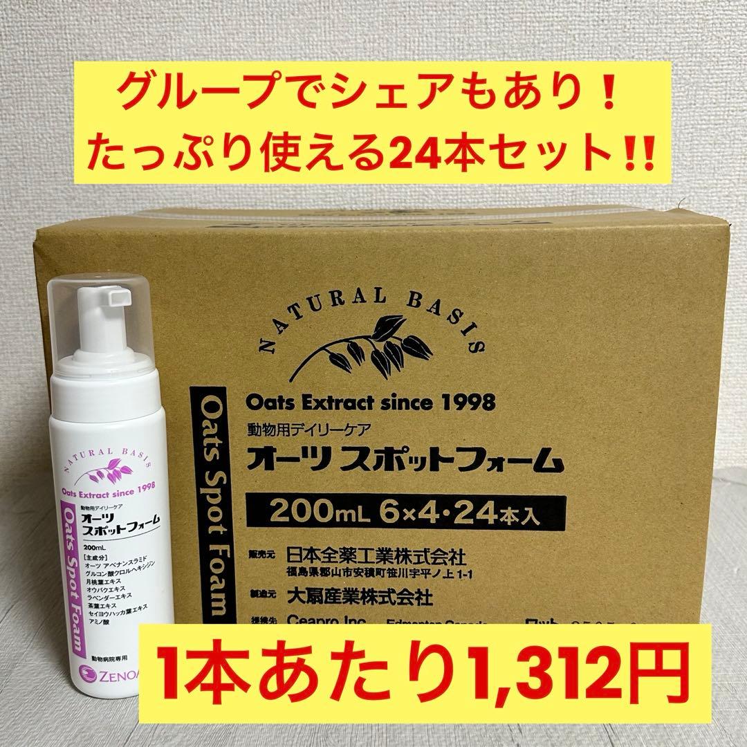 【24本(1箱)】オーツ スポットフォーム 200mL×24本