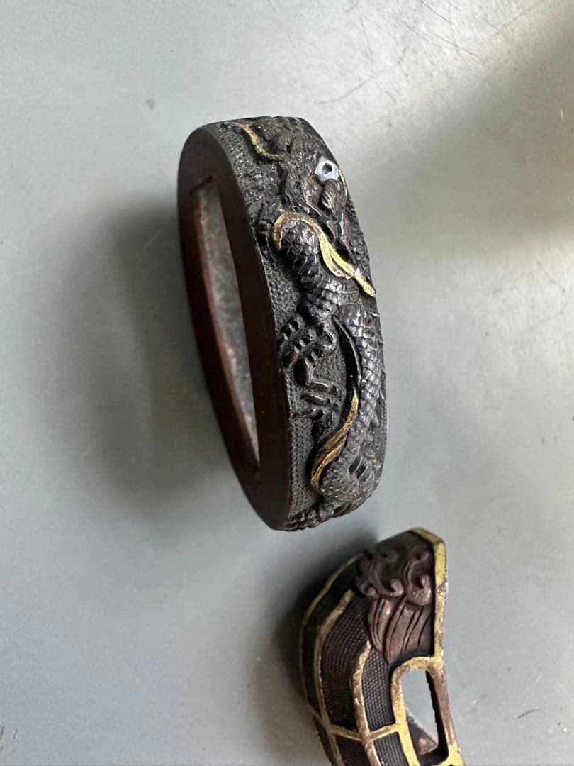 縁頭・刀装具・刀剣小道具・龍の図