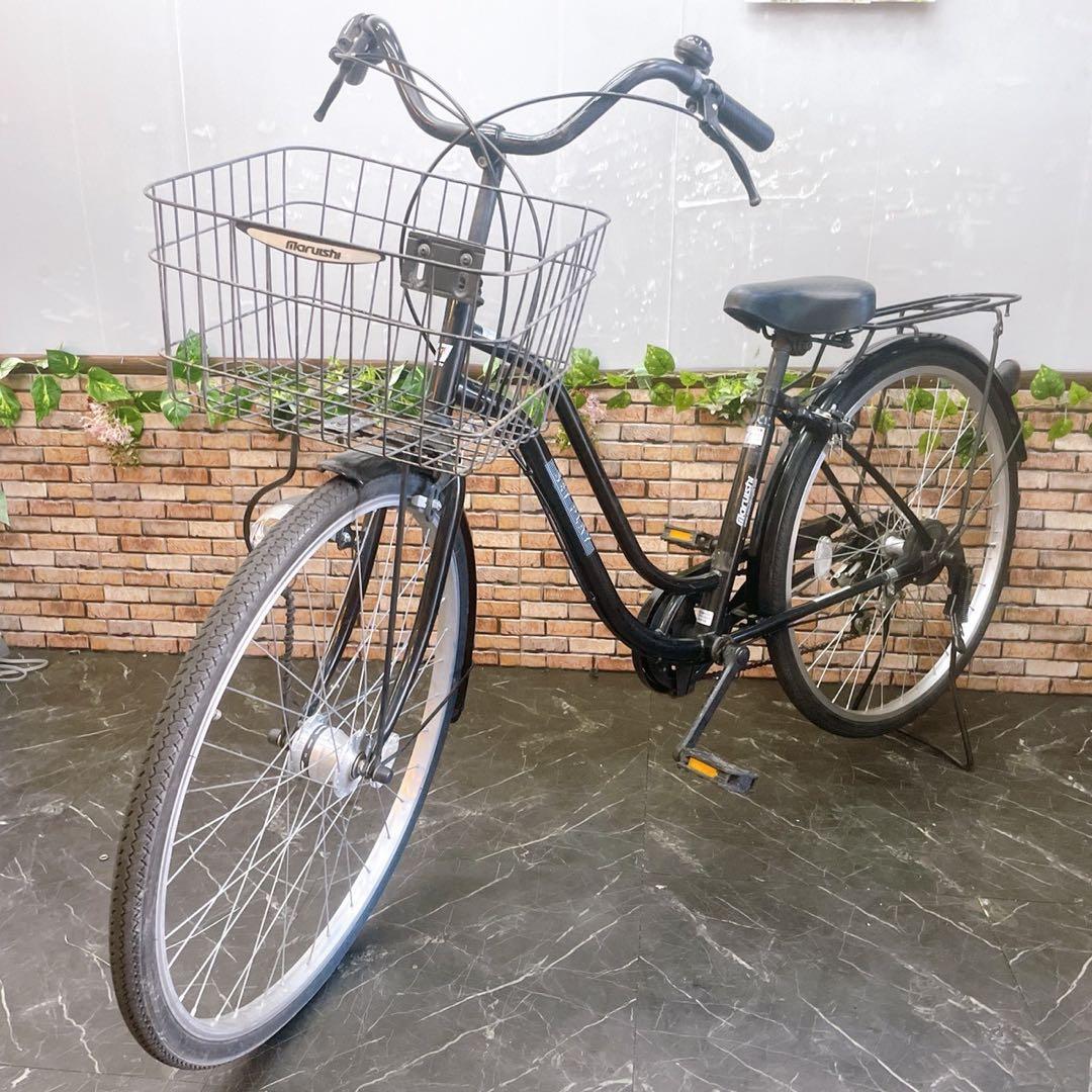 【49】一般車 ママチャリ SET PLAY ブラック 26インチ