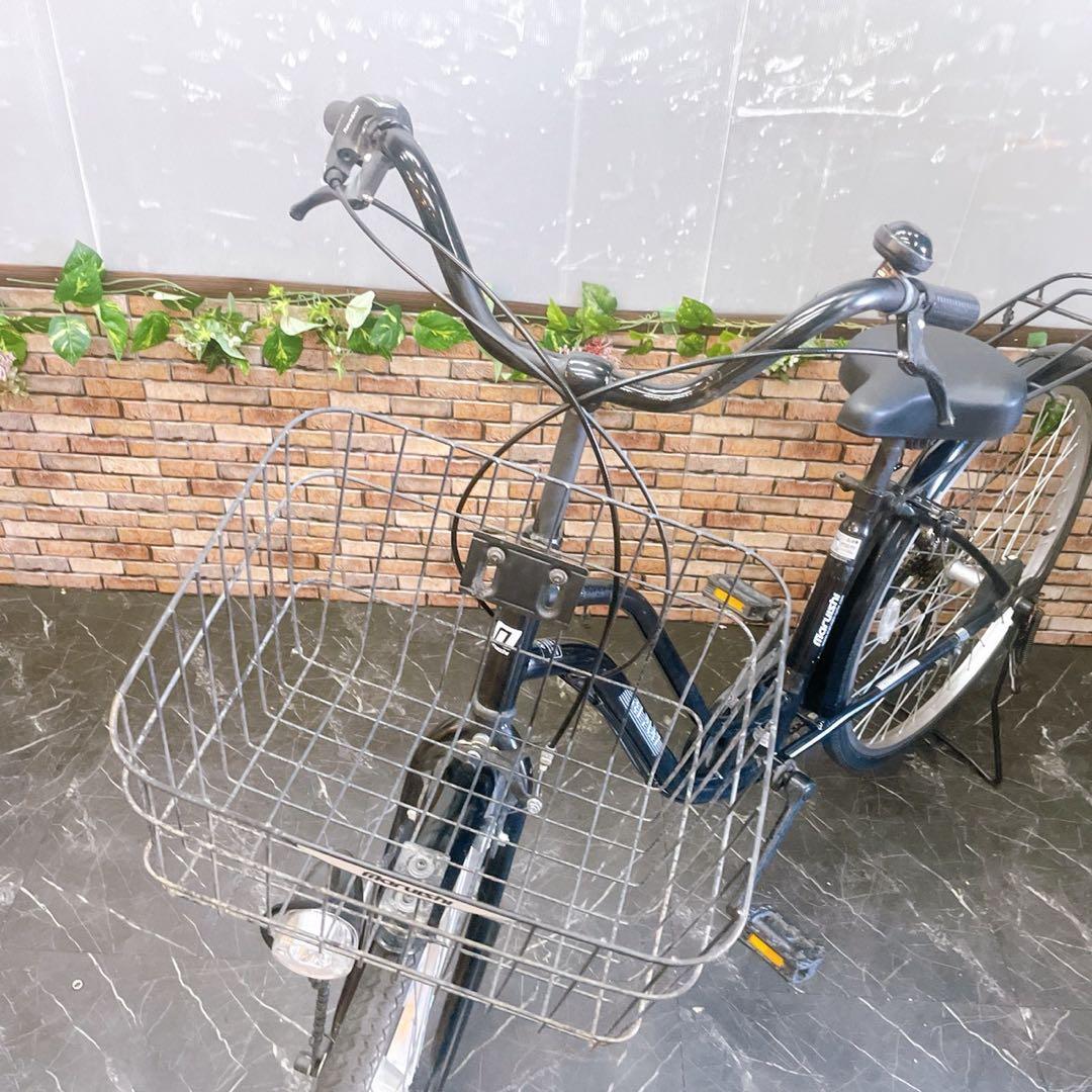 【49】一般車 ママチャリ SET PLAY ブラック 26インチ