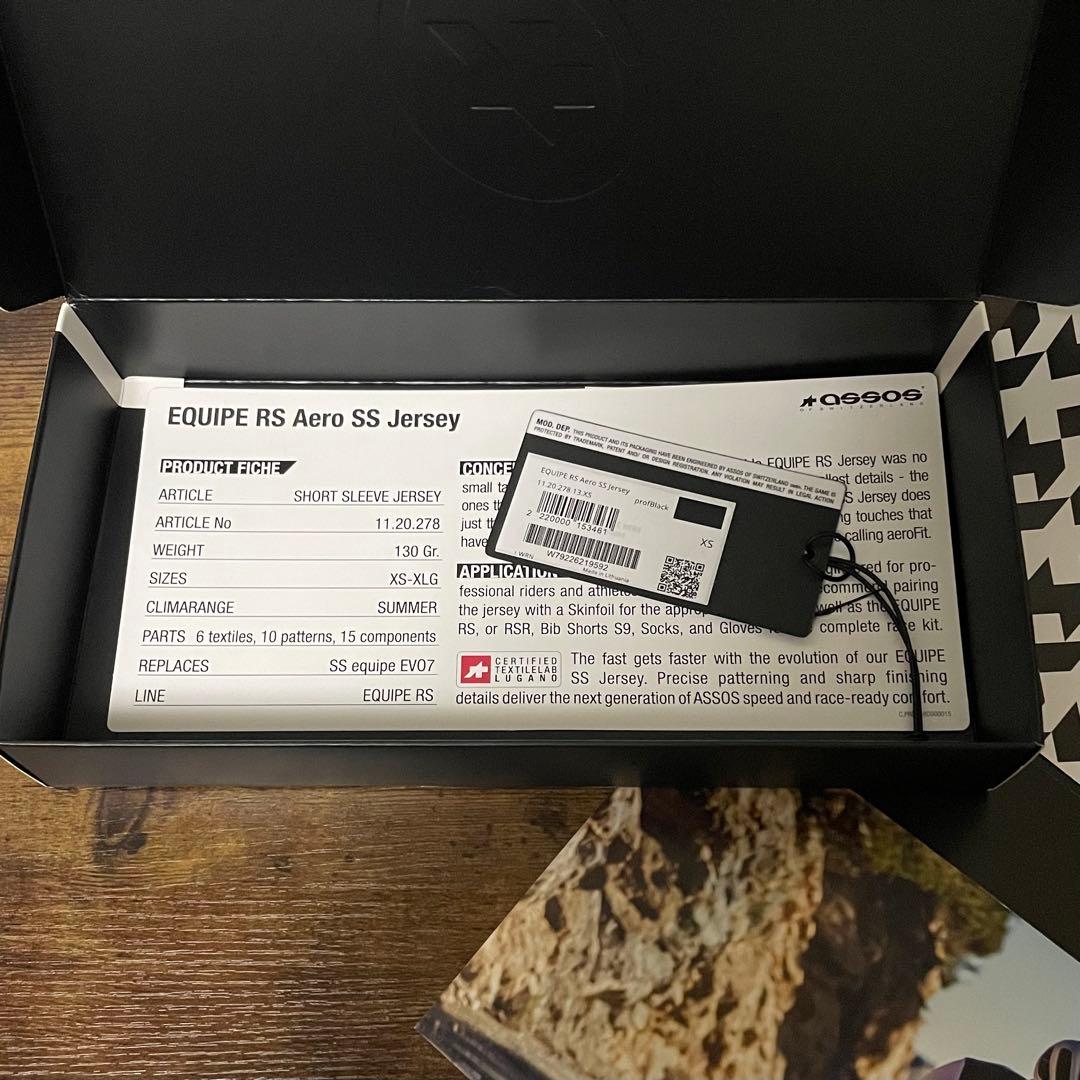 アソス 【ASSOS】EQUIP RS Aero SS Jersey XS