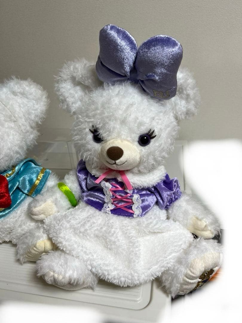 ユニベアシティのぬいぐるみ、衣装（ホイップ、パフィー）