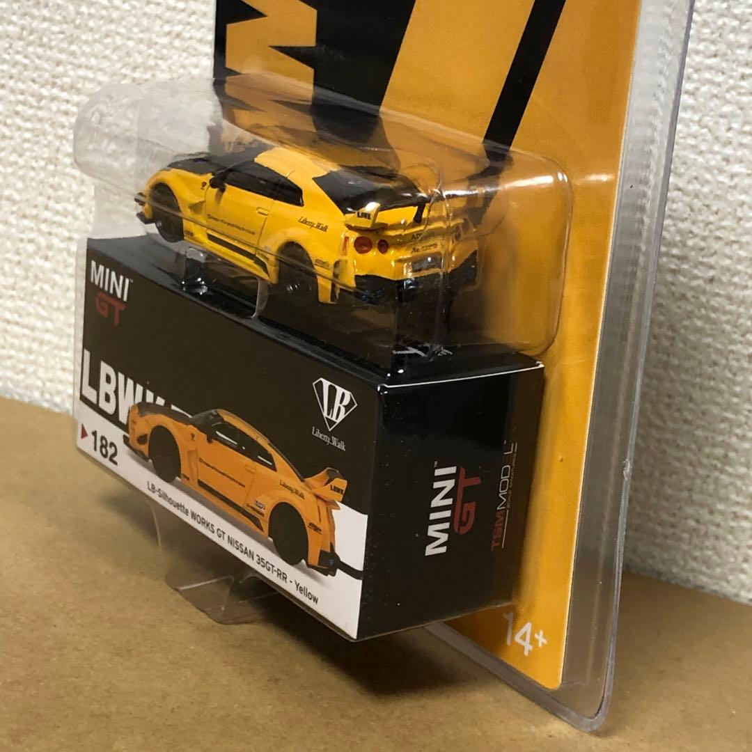 MINI GT ミニGT　LB シルエットワークス　日産35GT-RR　イエロー