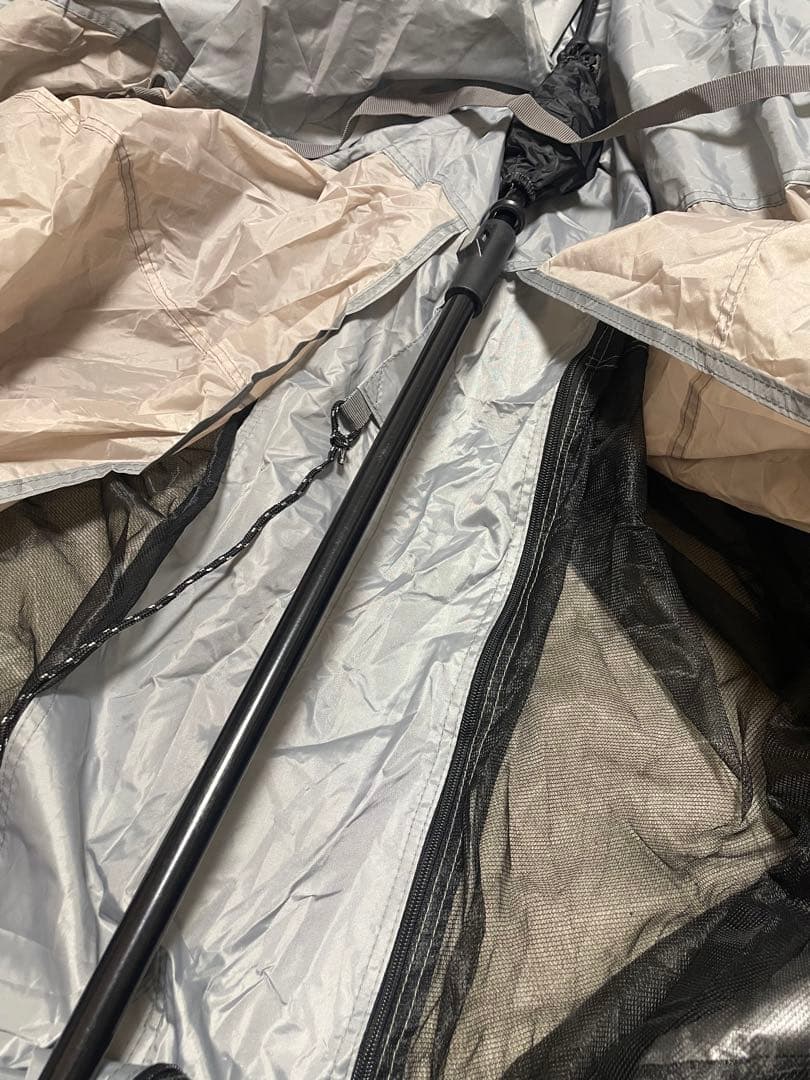 クイックキャンプ ワンタッチ スクリーンタープ 3m QC-ST300 グレー