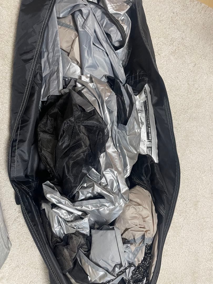 クイックキャンプ ワンタッチ スクリーンタープ 3m QC-ST300 グレー