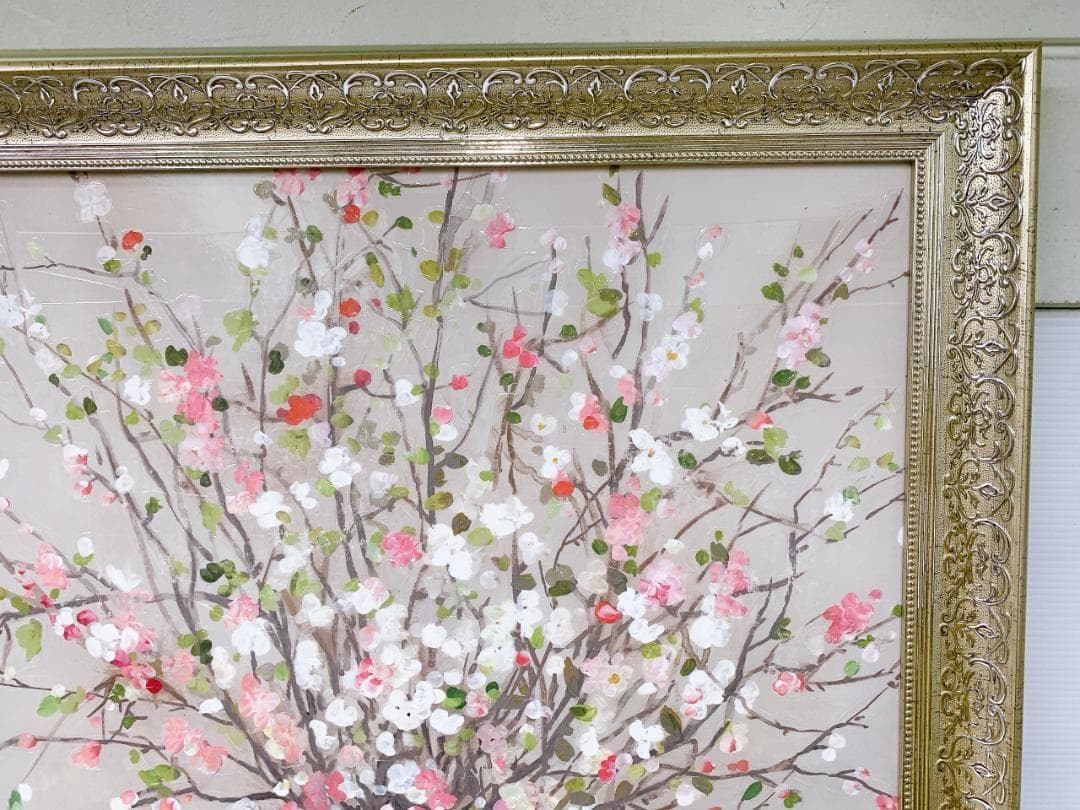 絵画 エイジア イェンセン ピーチ ブロッサム 花 壁飾り
