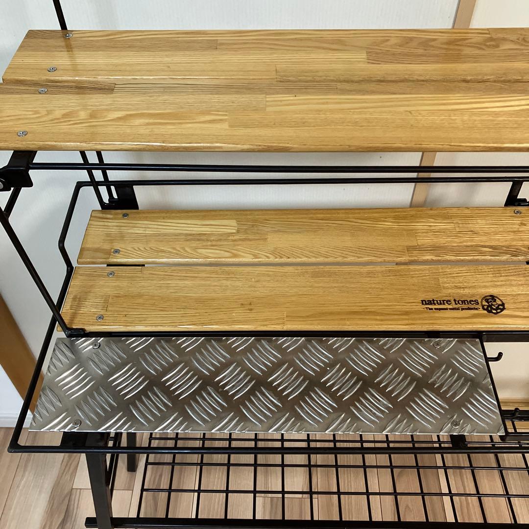 え*じ様 ネイチャートーンズ キッチンカウンターテーブル ブラウン