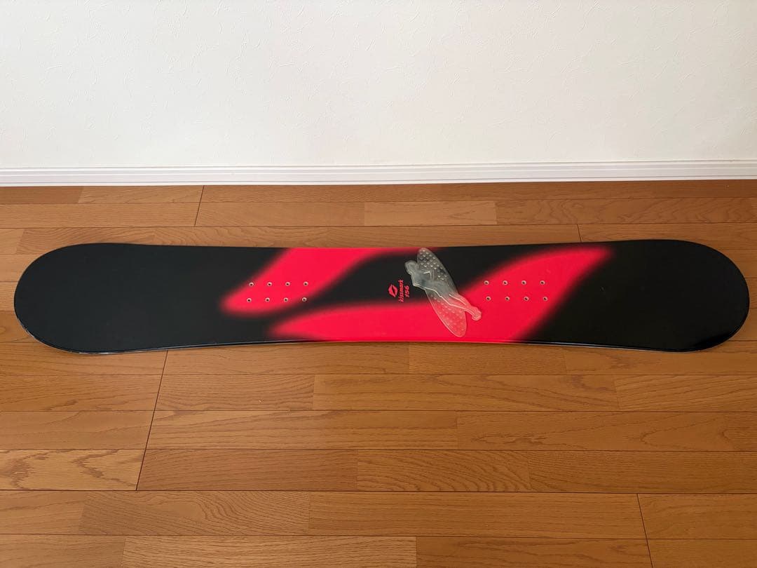 スノーボード　kissmark Black×RED×156