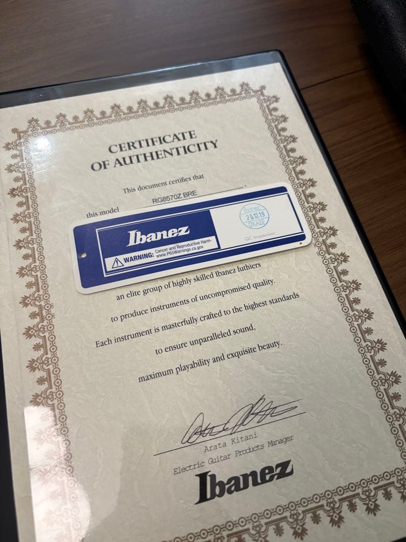 Ibanez j.custom RG8570Z BRE jカスタム