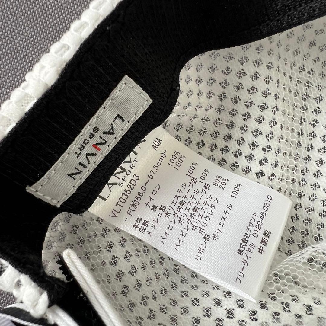 LANVIN SPORT ランバンスポール　メッシュ　キャップ　帽子　レディース