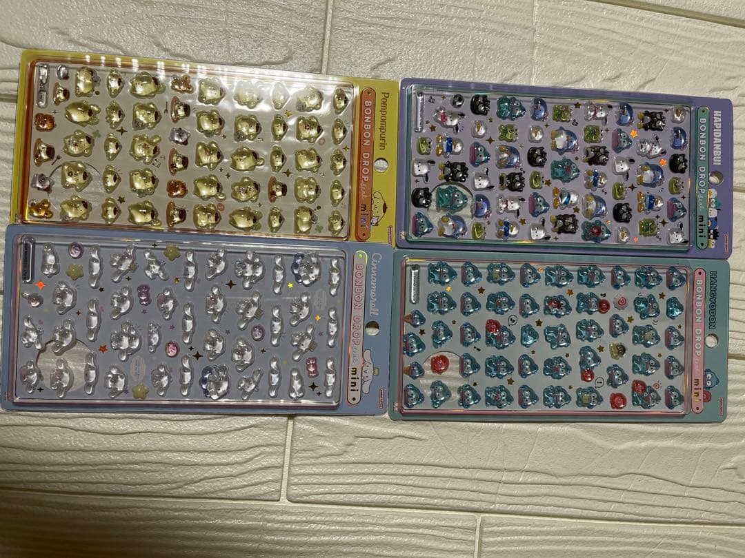サンリオミニ　ボンボンドロップシール　正規品