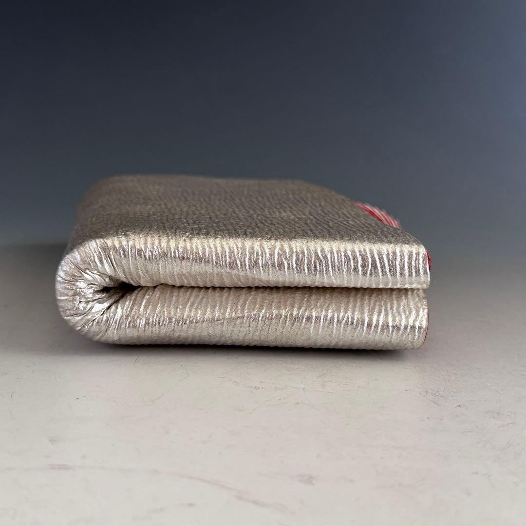 茶道具　檀紙　銀地　紙釜敷　奥村吉兵衛　共箱　床飾り　香合　表吉　京都　工芸