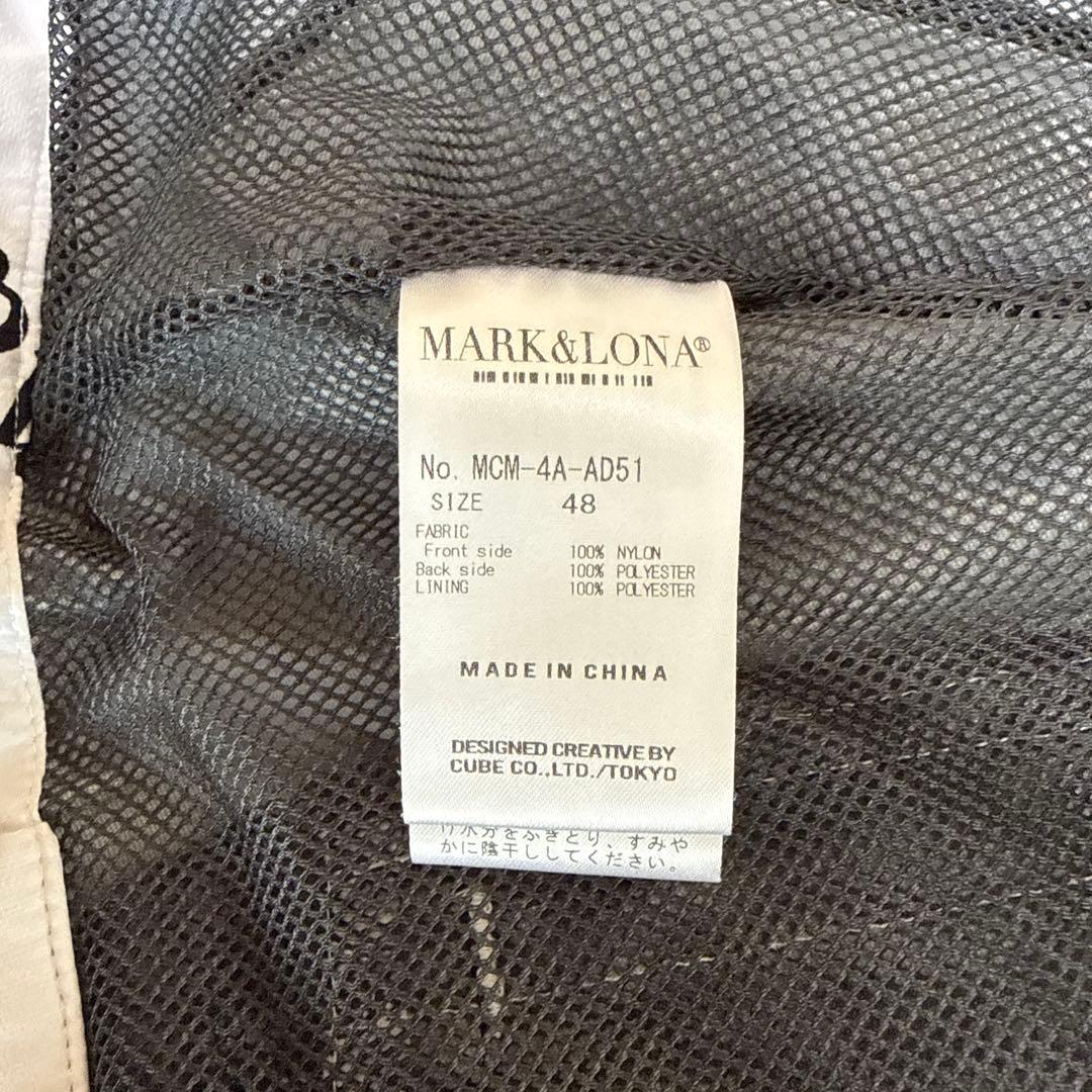 MARK&LONA ロゴプリントジャケット 48