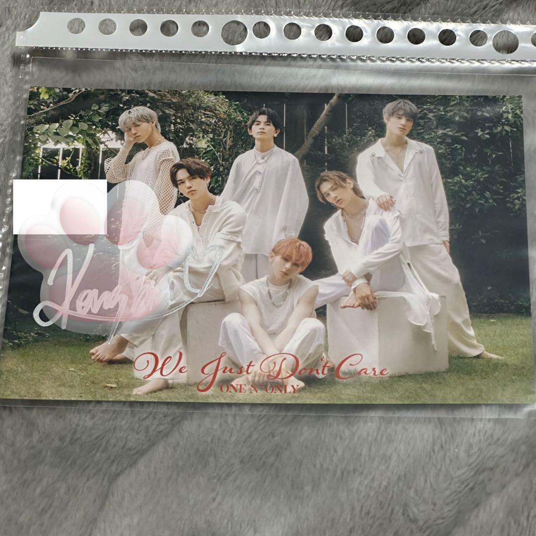 上村謙信 直筆サイン ポストカード wejustdon'tcare