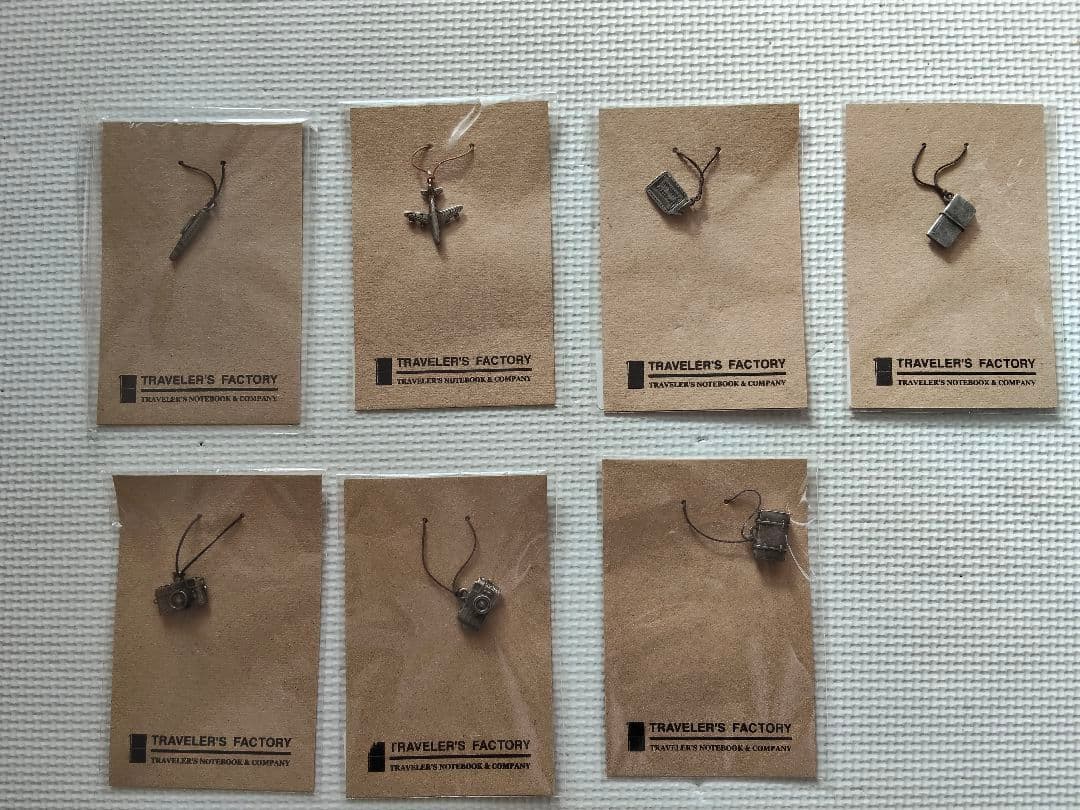 トラベラーズファクトリー　トラベラーズノート　チャーム7点セット
