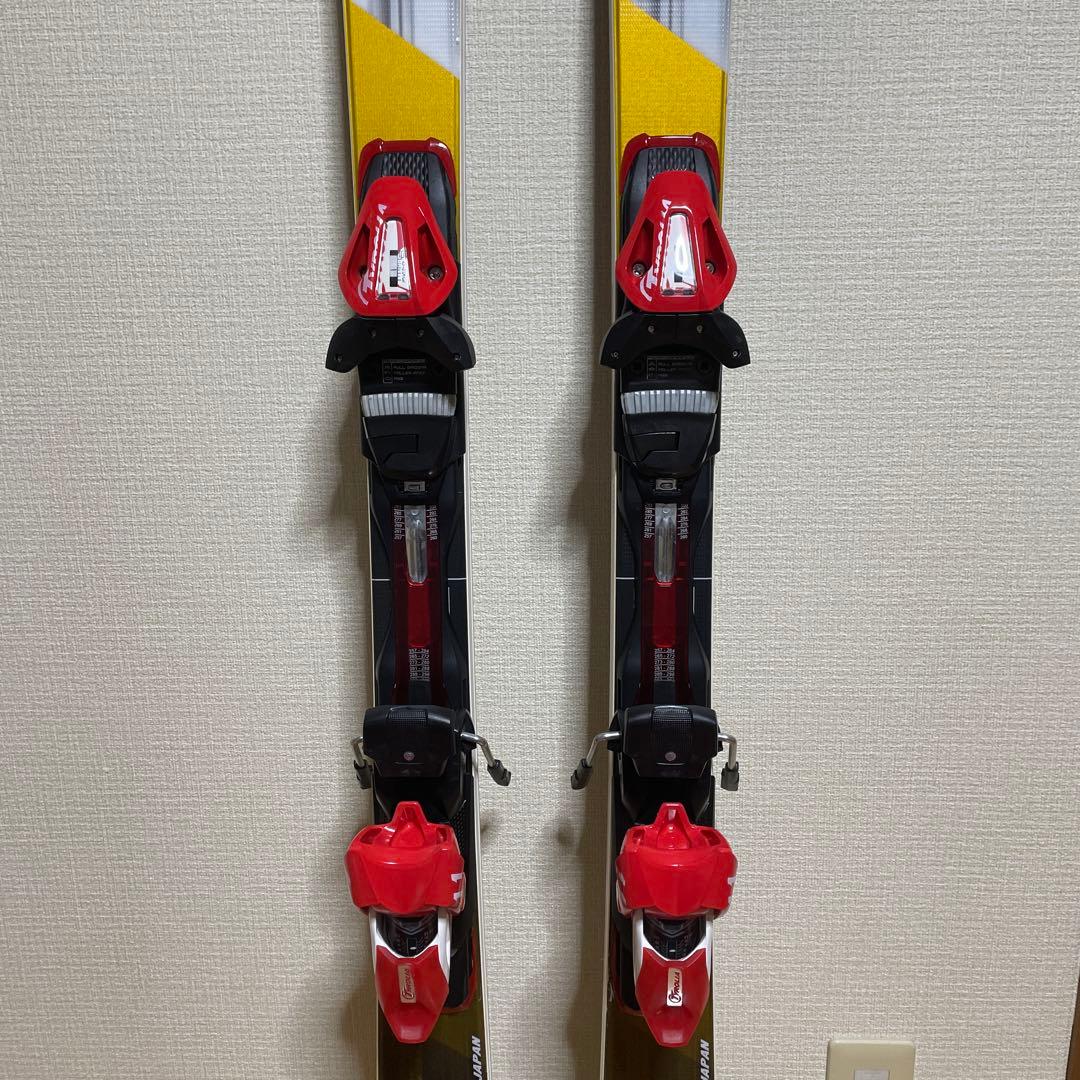 OGASAKA KEO’Sスキー板 ビンディング付き イエロー/ブラック