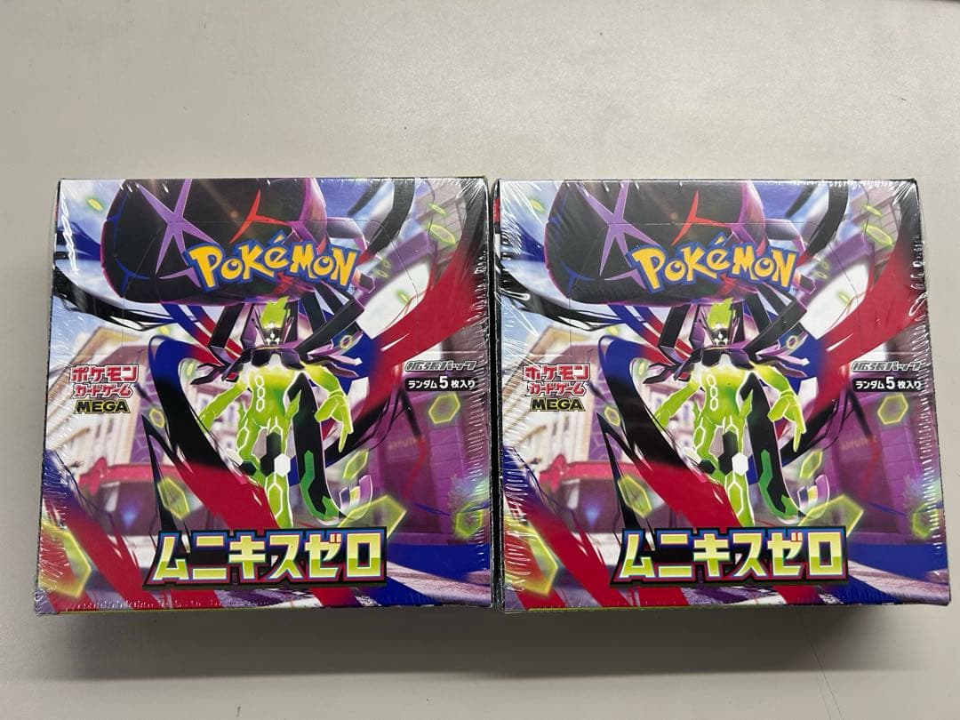 シュリンク付き 新品未開封　ポケモンカードゲーム ムニキスゼロ2BOX