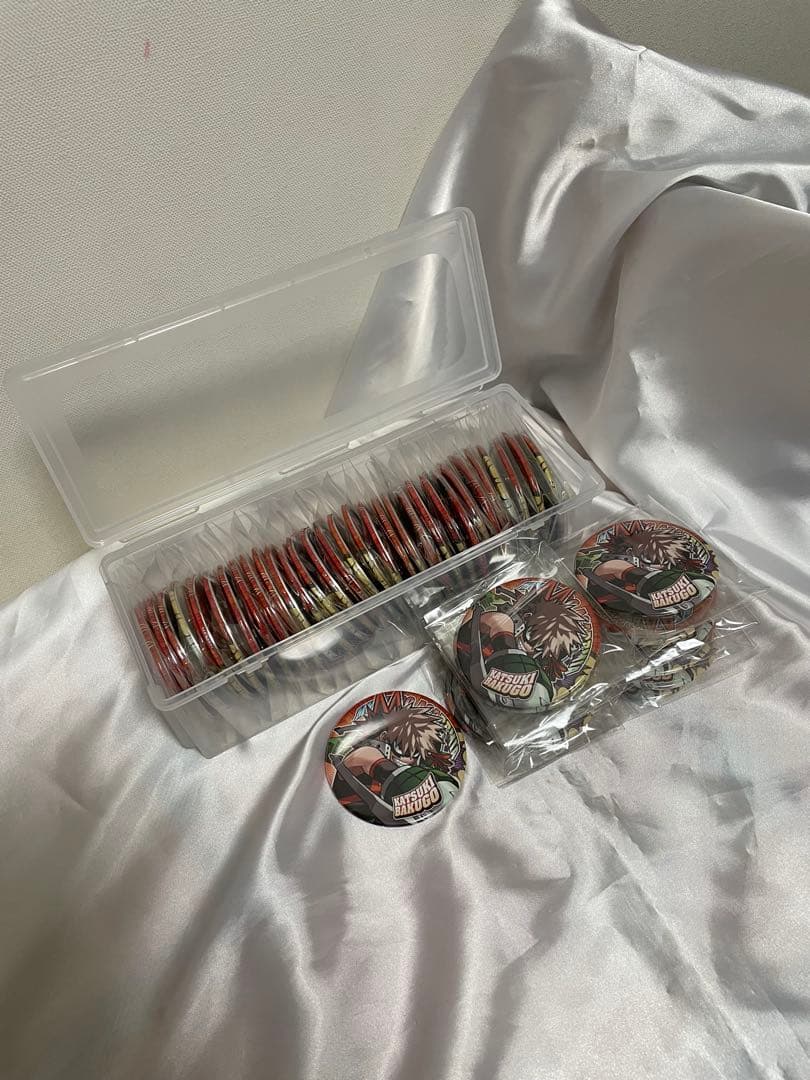 僕のヒーローアカデミア 爆豪勝己 原画展 キービジュアル缶バッジ