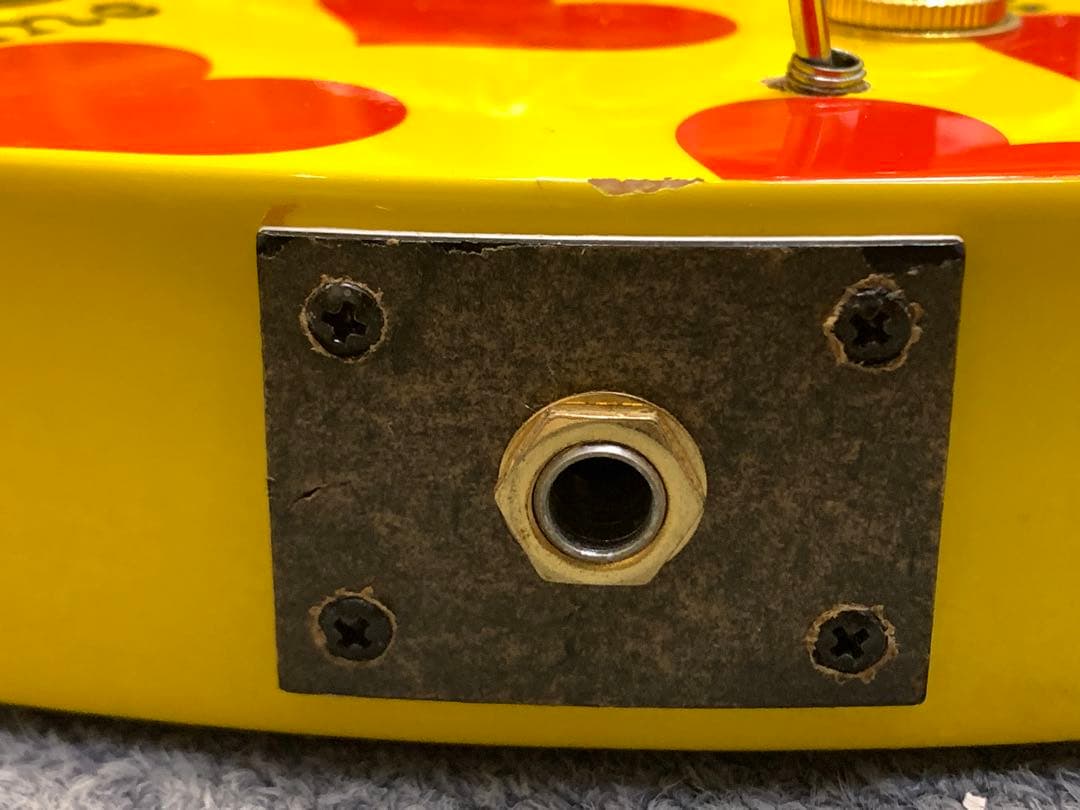 【中古】ミニエレキギター フェルナンデス YH-JR hide ソフトケース付