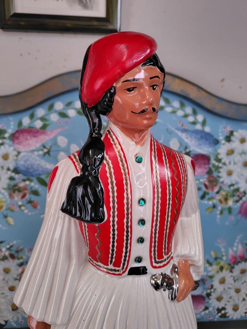 メタクサ　５スター　人形陶器ボトル　500ml オールド　46cm ブランデー