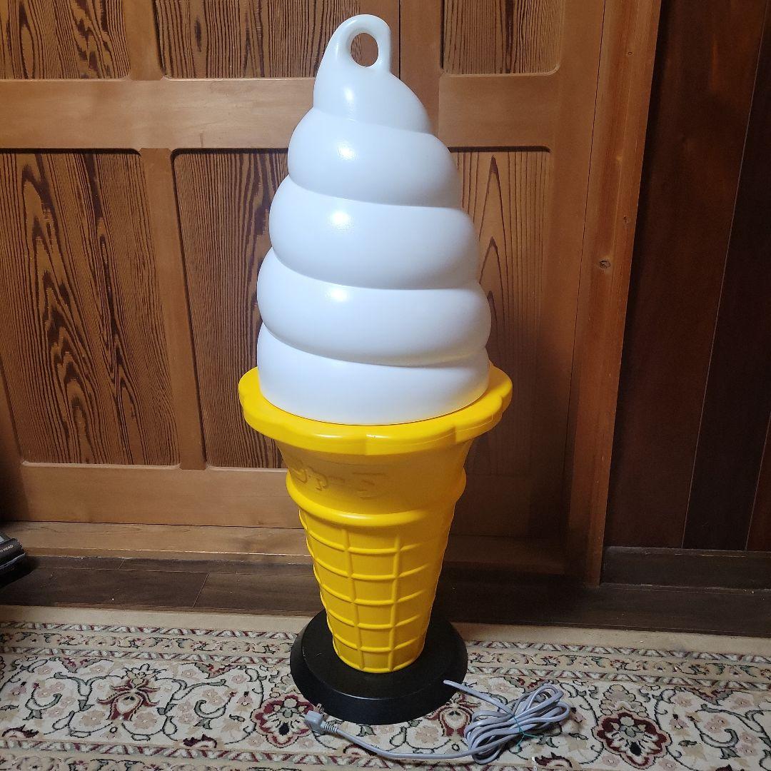 【非売品】スジャータ TOMI ソフトクリーム ライト ディスプレイ あんどん