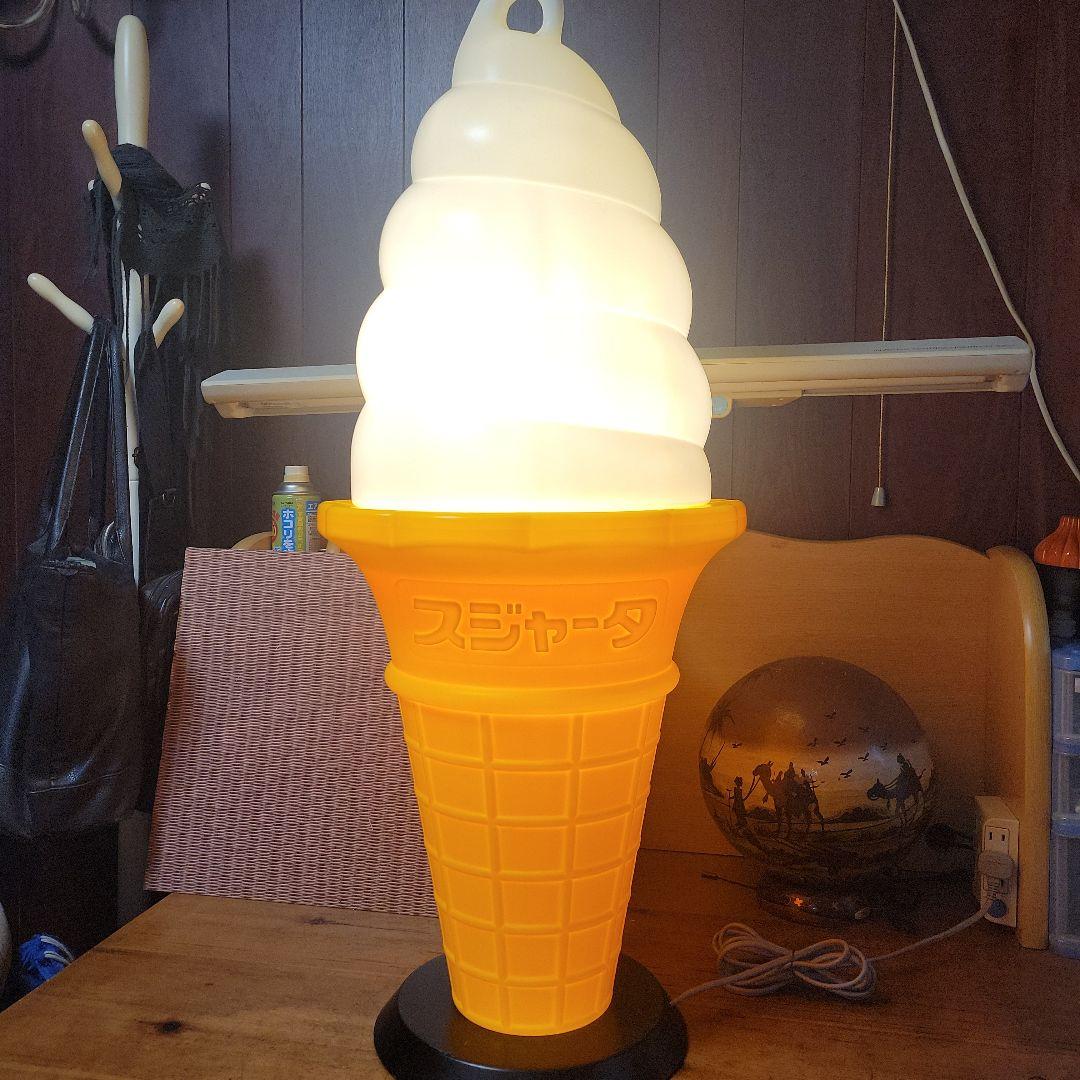 【非売品】スジャータ TOMI ソフトクリーム ライト ディスプレイ あんどん