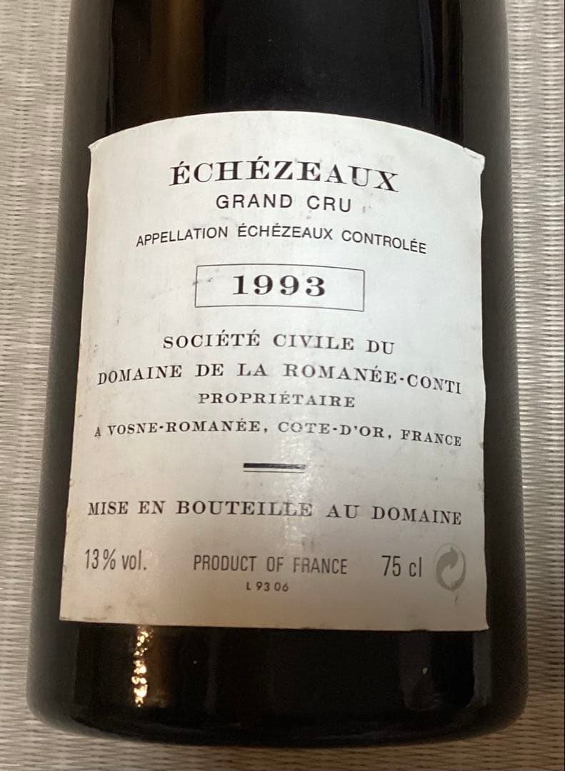 Romanée-Conti ÉCHEZEAUX1993