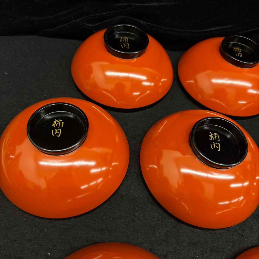 輪島塗　吸い物椀　10客(木箱付)