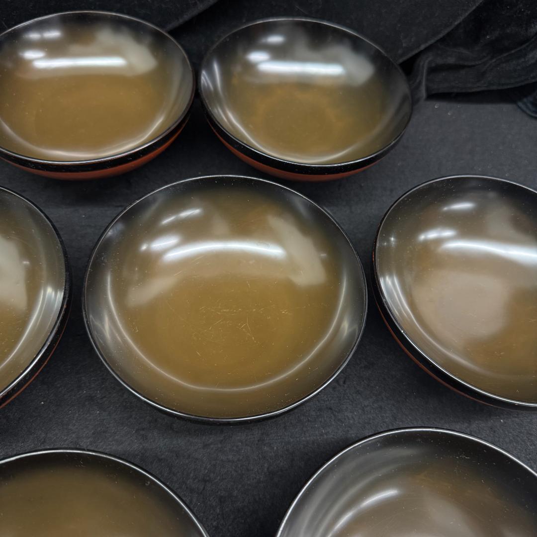 輪島塗　吸い物椀　10客(木箱付)